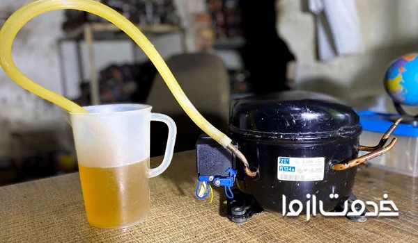 اضافه کردن روغن به فن یخچال